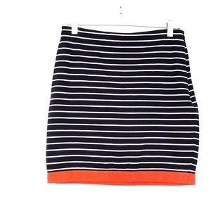 Stripped Ann Taylor mini skirt